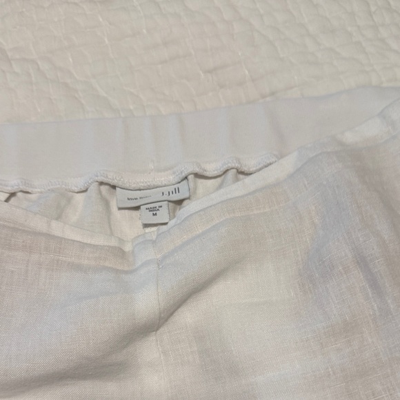 J. Jill White Linen Ankle Pants - Picture 5 of 5